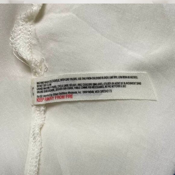 Intimately Free People Eyelet Boho Tunic Top | Medium | Raw Hem Cotton Trim - Picture 11 of 13